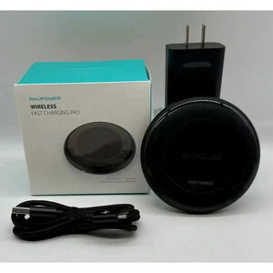 RAVPower Fast Wireless Charger 10W Max with QC 3.0‎ Adapter RP-PC058